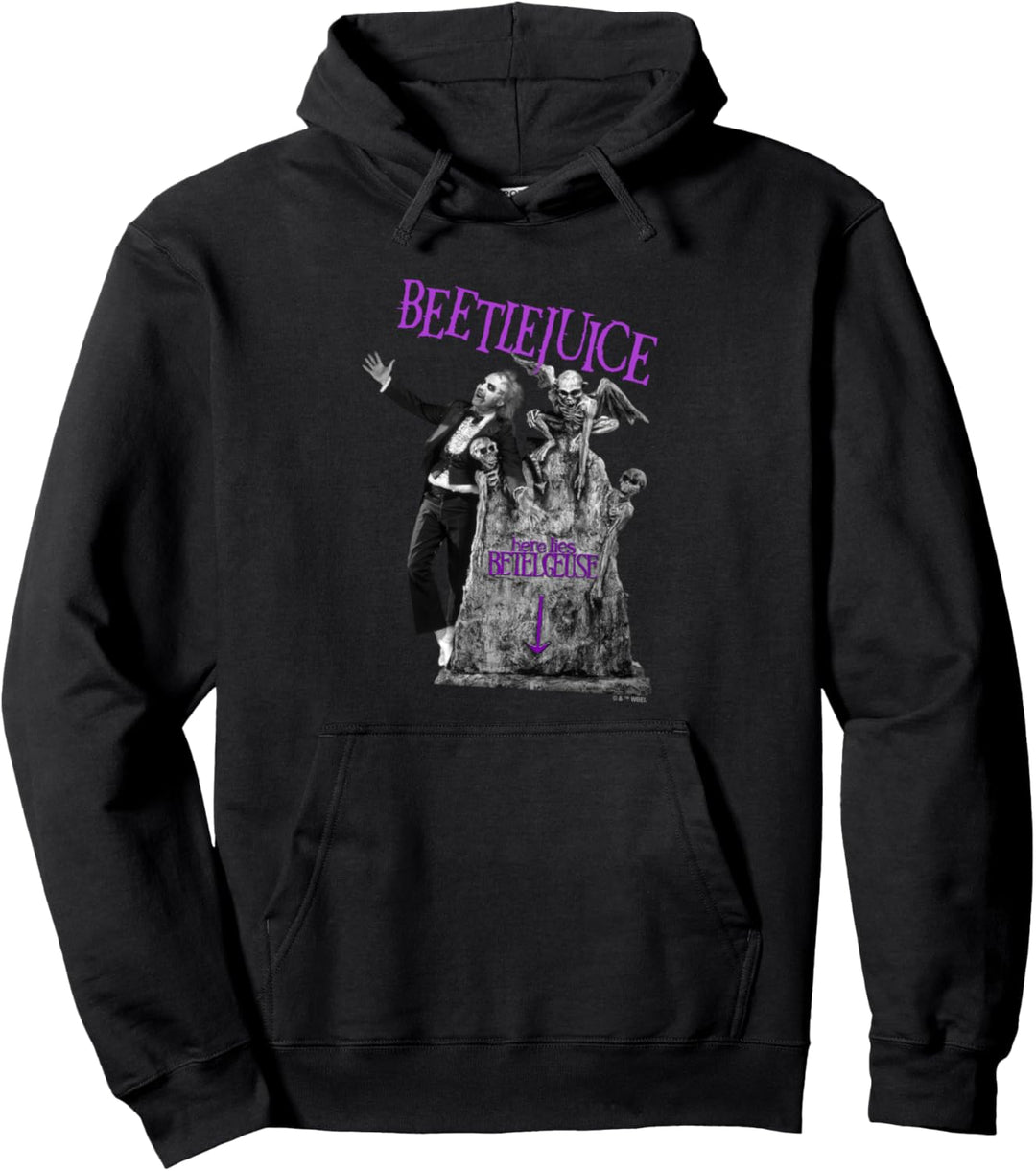 Beetlejuice Here Lies Pullover Hoodie