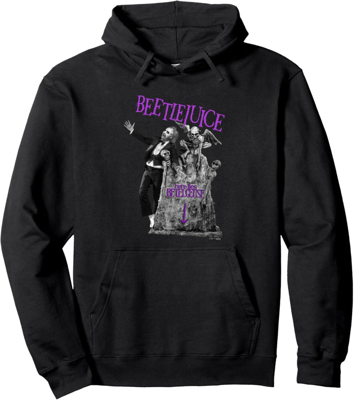 Beetlejuice Here Lies Pullover Hoodie