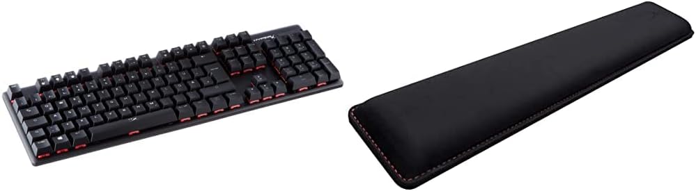 HyperX HX-KB6RDX-DE Alloy Origins, RGB Mechanische Gaming Tastatur, Red switches (QWERTZ deutsches L