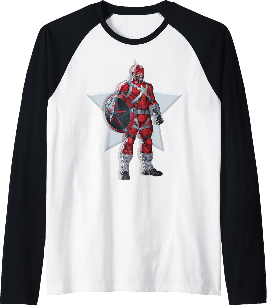 Marvel Black Widow Red Guardian Standing Star Raglan