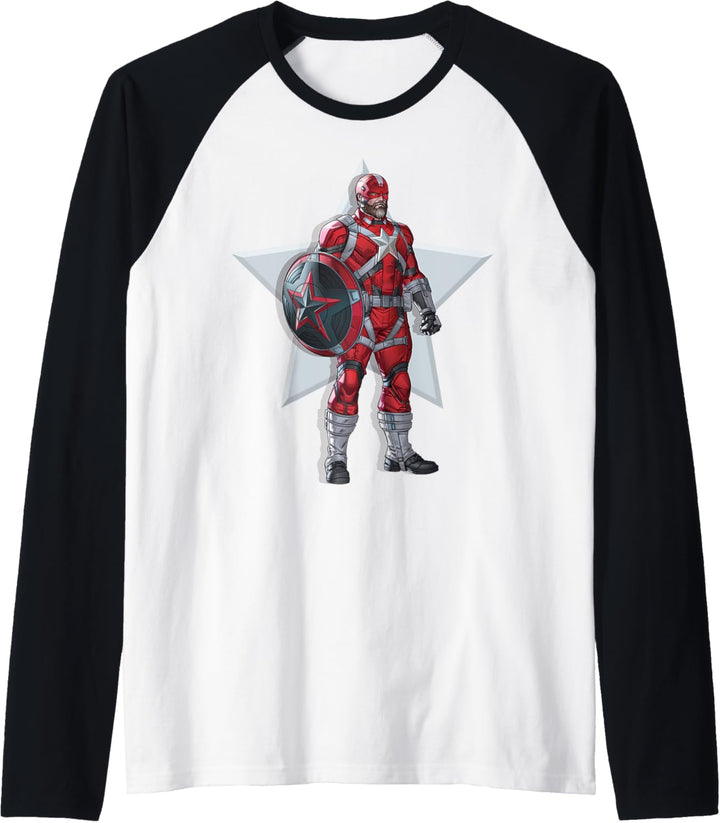 Marvel Black Widow Red Guardian Standing Star Raglan