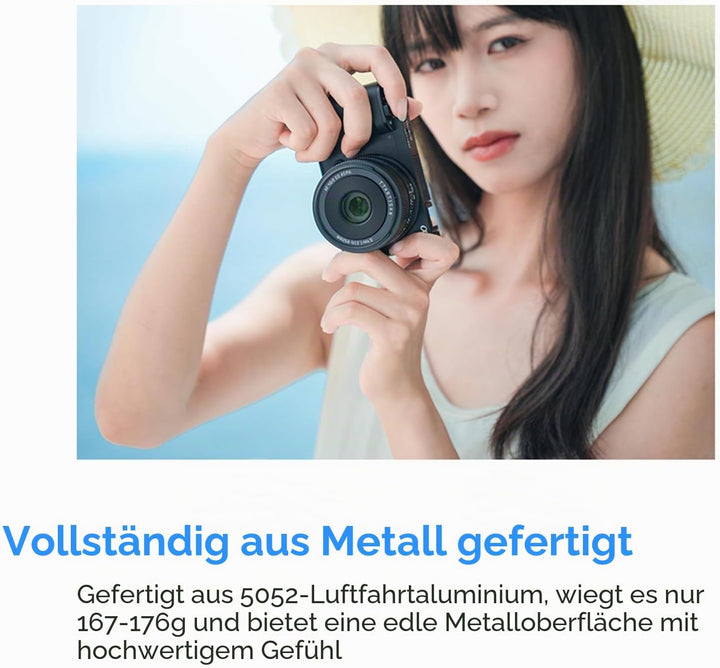 TTARTISAN 40 mm f/2 AF-Objektiv für L-Mount, Vollformat 40 mm f2 Autofokus Prime Objektive für L-Mou