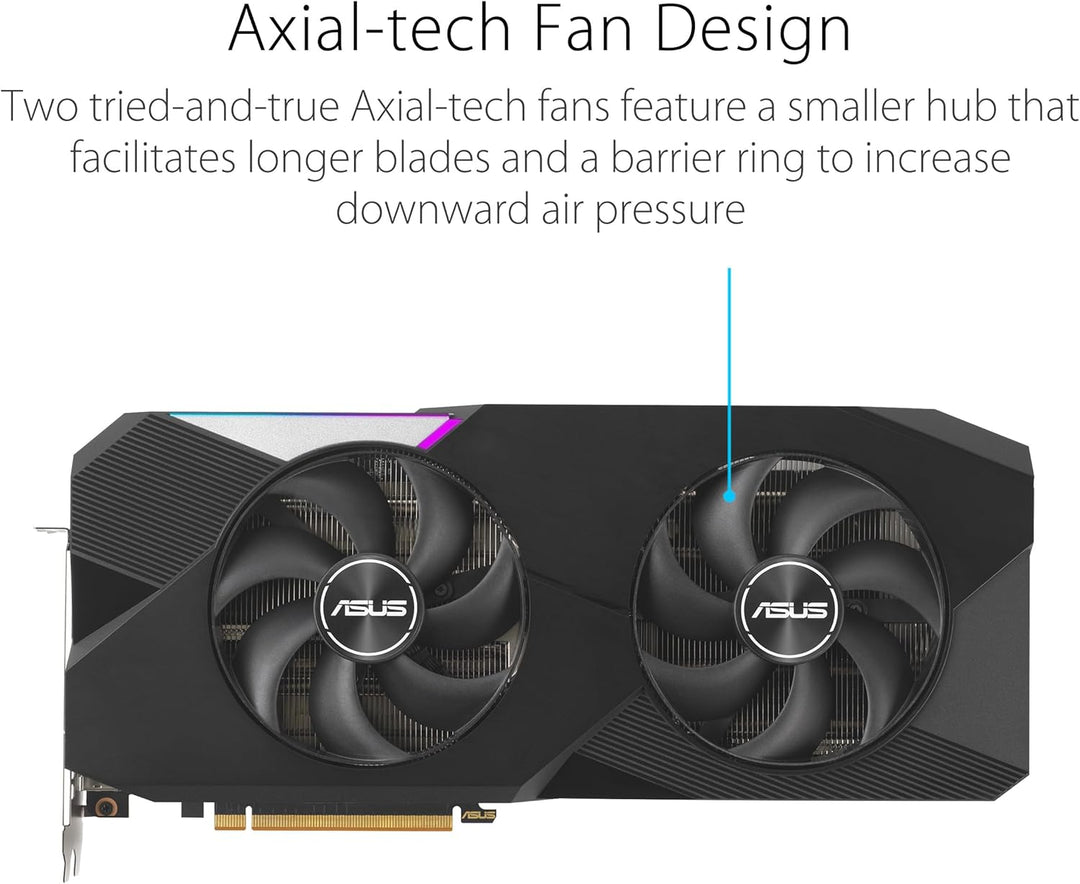 ASUS Dual Radeon RX 7900 XTX OC Edition 24GB GDDR6 Gaming Grafikkarte (AMD Radeon RX7900 XTX, PCIe 4