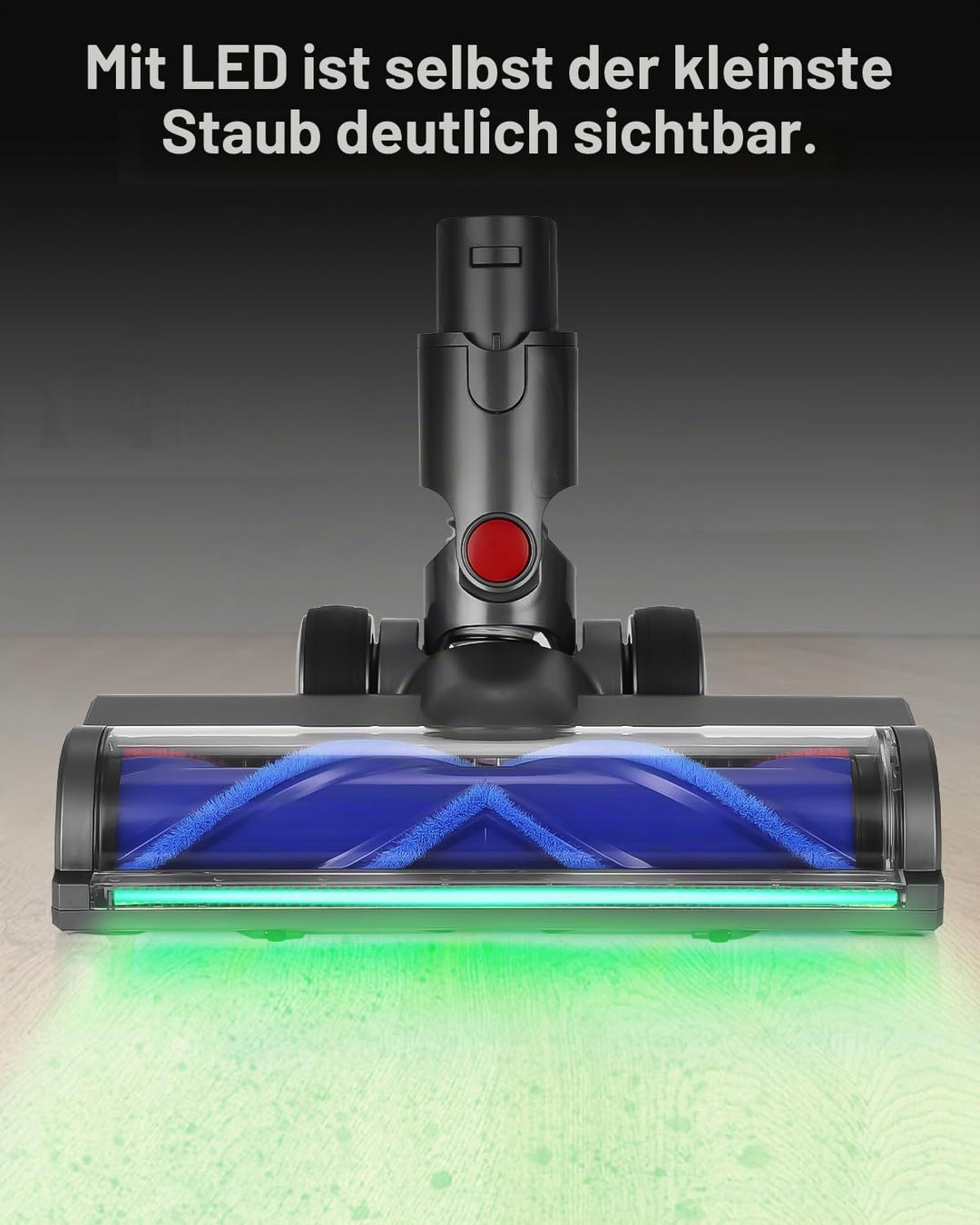 Elektrische Bürste kompatibel für Dyson V6 DC59 DC61 DC62 DC74, Mit LED-Beleuchtung Und Turbobürsten