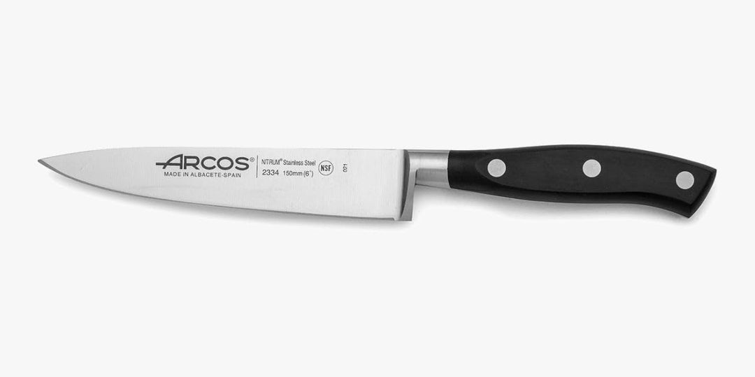 Arcos 233400 Serie Riviera - Kochmesser - Klinge aus Nitrum geschmiedetem Edelstahl 150 mm - HandGri