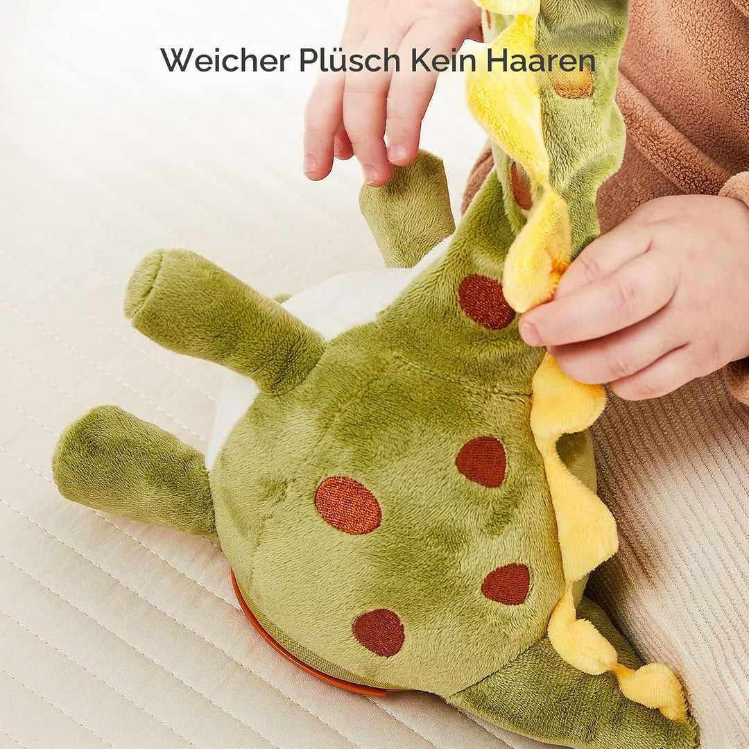 TUMAMA KIDS Sprechender Dinosaurier Spielzeug, Elektronische Dinosaurier Spielzeug Nachsprechen, Tan