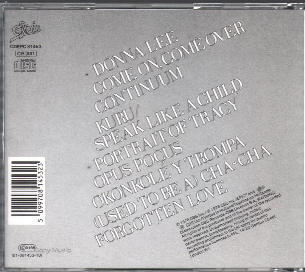 Jaco Pastorius, Audio-CD