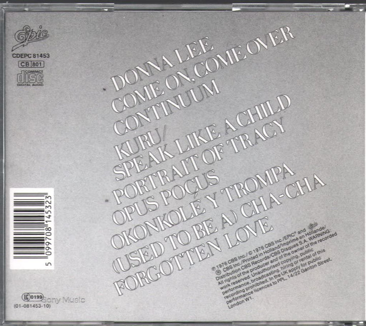 Jaco Pastorius, Audio-CD