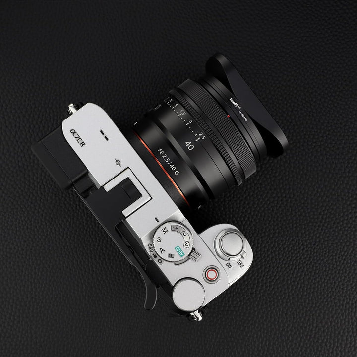 Haoge LH-S245G Gegenlichtblende aus Metall, quadratisch, für Sony FE 50 mm F2.5 G, FE 40 mm F2.5 G,
