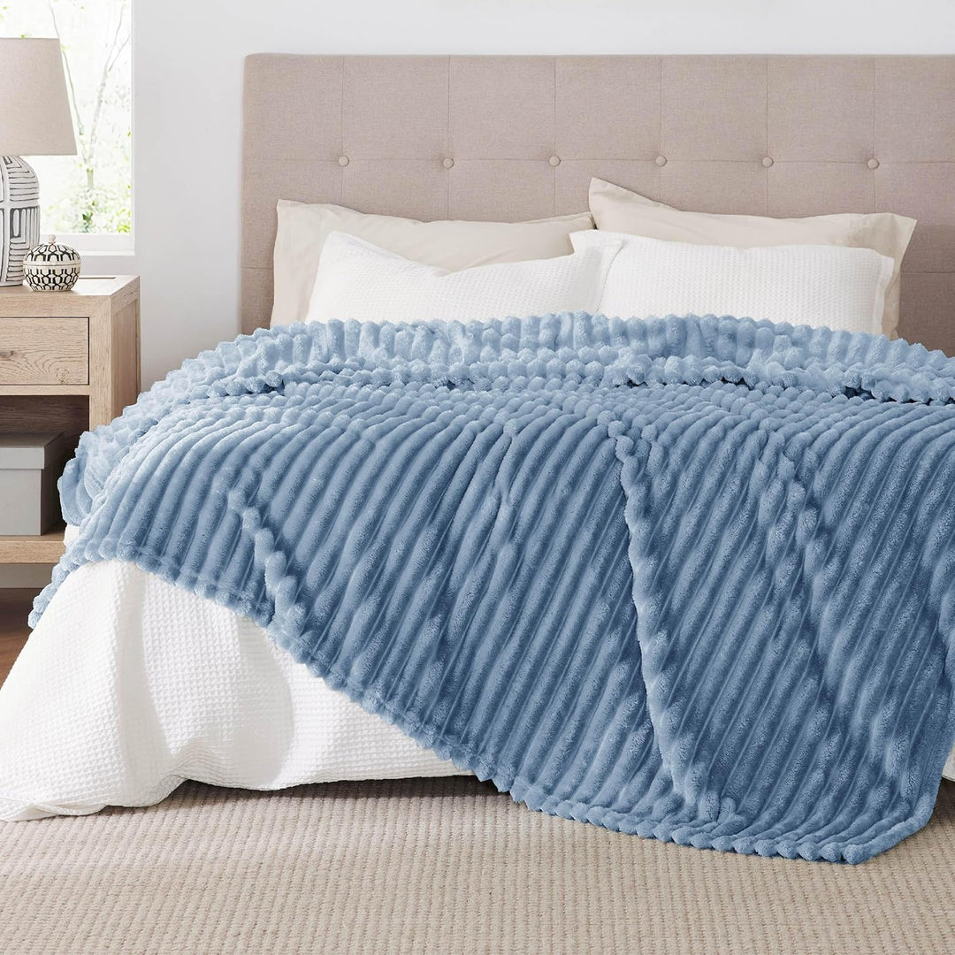 BEDSURE kuscheldecke 220x240 für Zimmer Deko - Tagesdecke, Wolldecke & Fleecedecke, Sofadecke, Weich