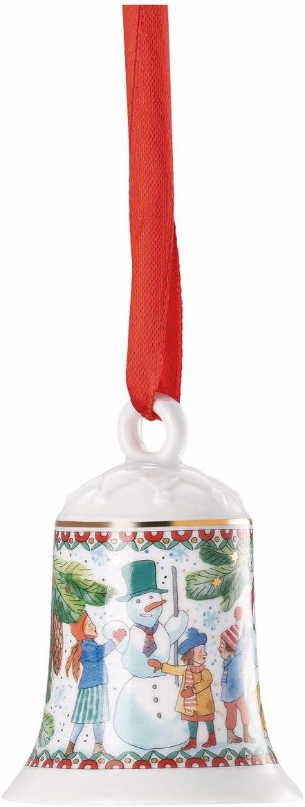 Hutschenreuther Weihnachten Sammelkollektion 2025 Porzellanglocke Weihnachtsspiele Weihnachtsglocke,