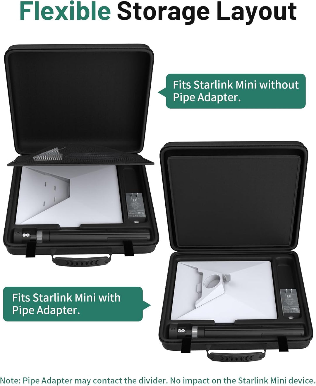 Starlink Mini Stativ Halterung mit Tragetasche, kompatibel mit neuen und alten Starlink Mini Modelle