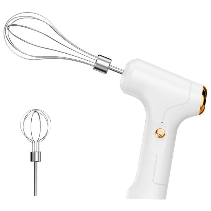 Kabellose Handmixer, 30W Elektrischer Handrührgerät mit Edelstahl-Schneebesen, 3 Geschwindigkeit, Wi