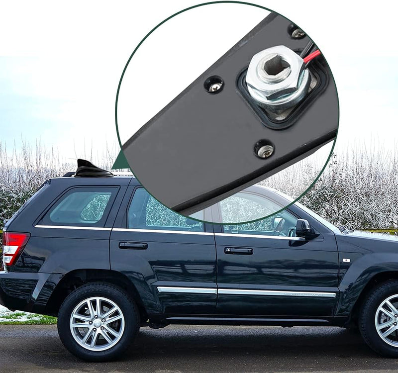 Vecys DAB DAB+ Autoantenne Haifischflosse FM/AM Radio Antenne Signalverstärker SMB zu DIN Stecker An