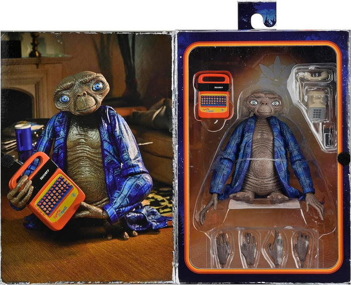 NECA Aktion Figur E.T. Ausserirdische Ultimate Version - TELEPATHIC - 40. Anniversary - Höhe 11cm