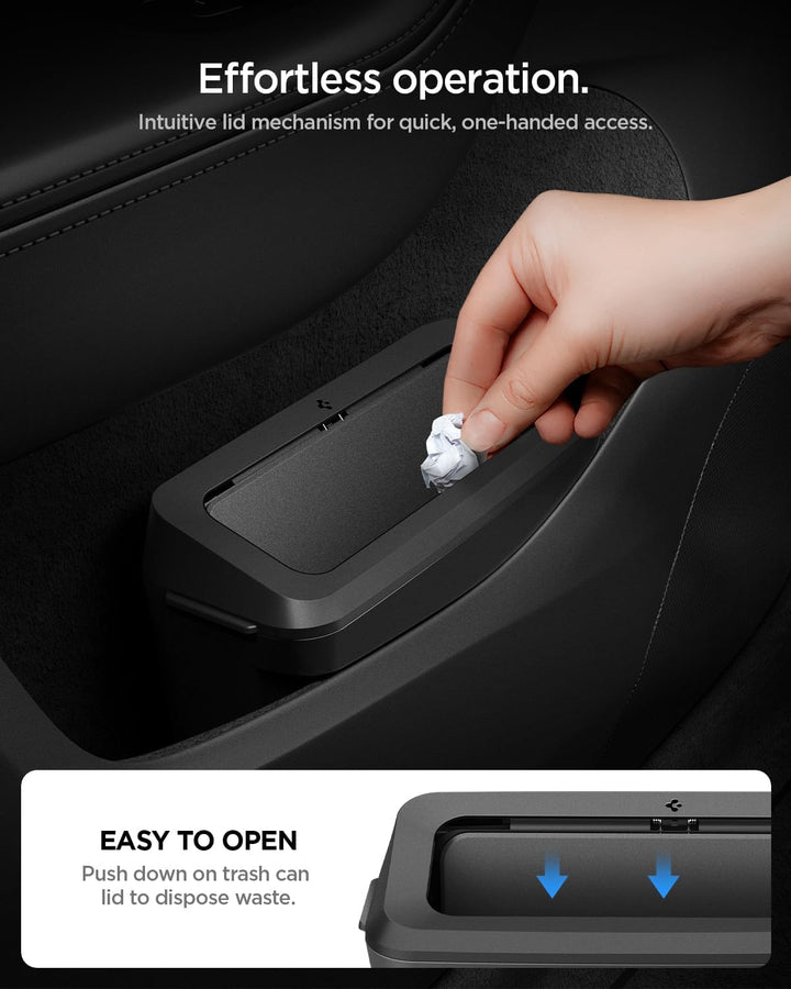 Spigen Auto Mülleimer mit Deckel für Tesla Model Y Juniper (2025–2026 Premium & Performance)【inkl. 3