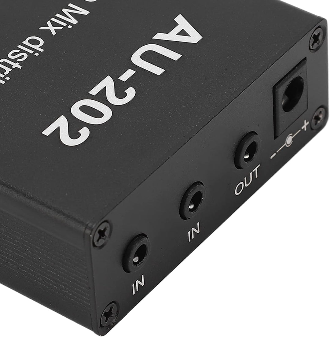 Stereo-Mixer, Audio-Verteiler für Audio, für Klinkenstecker, Legierung, MP3-Stereo-Splitting-Tool, K