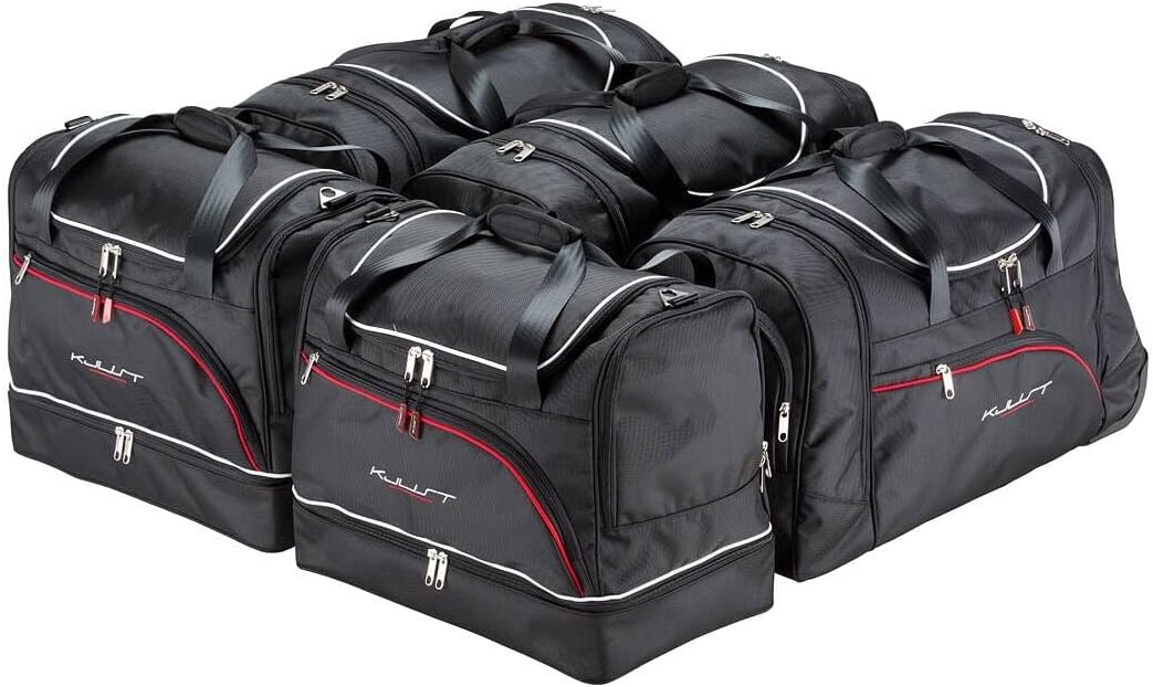 KJUST Dedizierte Reisetaschen 5 STK kompatibel mit VW Sharan II 2010+ Car Bags