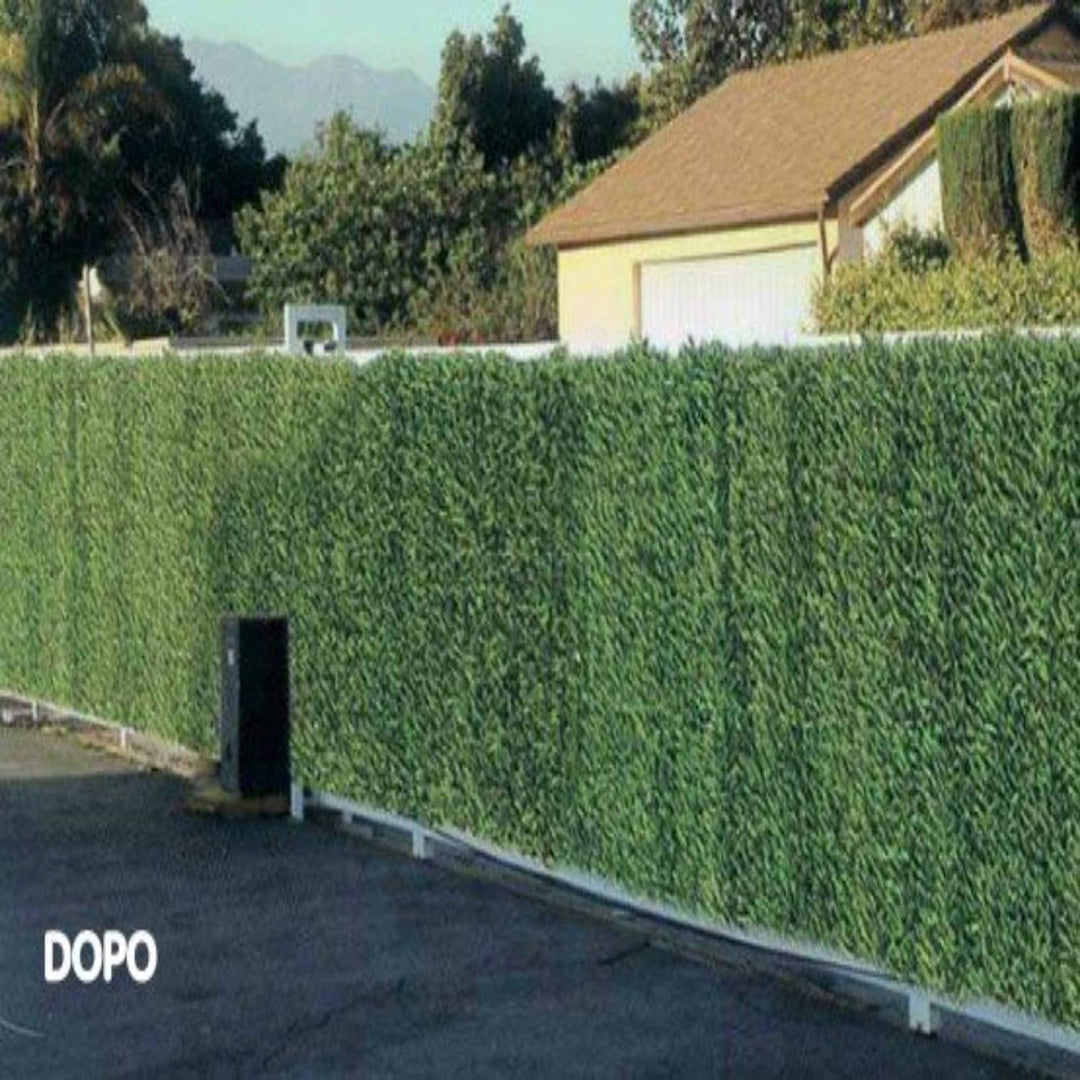 Künstliche Hecke für Balkon oder Zaun, Rolle 1 x 3 m (3 m²), Design Tanne, hochgradig blickdicht