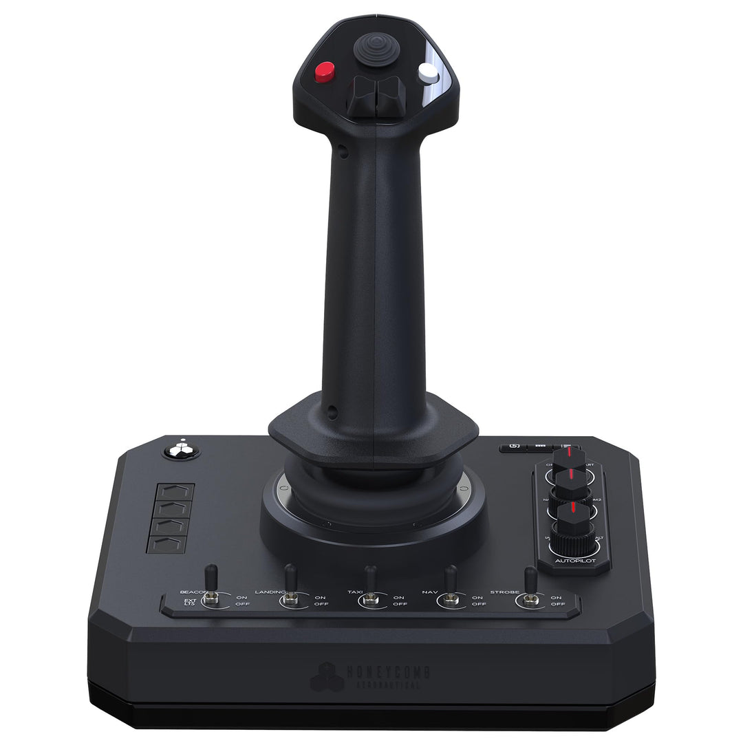Honeycomb Foxtrot Aviation Stick - Flight Stick für Flugsimulation, Premium-Gimbal-Mechanismus, 16-b