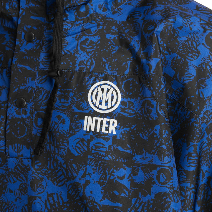 Inter Unisex Giacca Regenjacke, Exklusive Kollektion Rain S-M Plus Schwarz, S-M Plus Schwarz