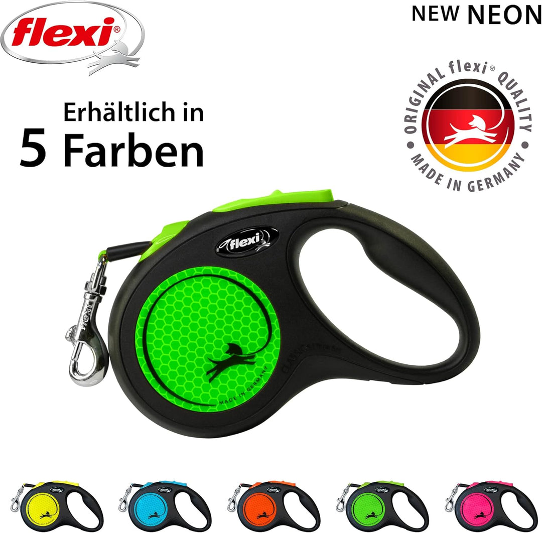 flexi Rollleine New Neon - Grün - S, 4000498032015, Multi multi small, multi small
