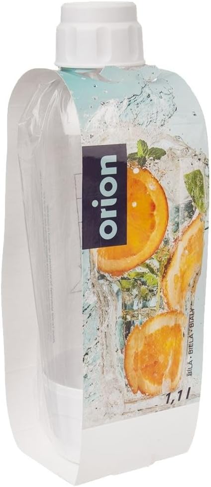 orion group Sprudlerflasche Flasche für Wassersprudler weiss AQUADREAM 1,1 L