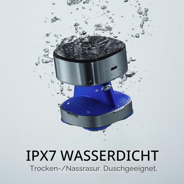 yoose Glatzen- Rasierer Herren elektrisch, IPX7 Glatzenrasierer (magnetisch 5 Scherköpfe, 90 Mins La