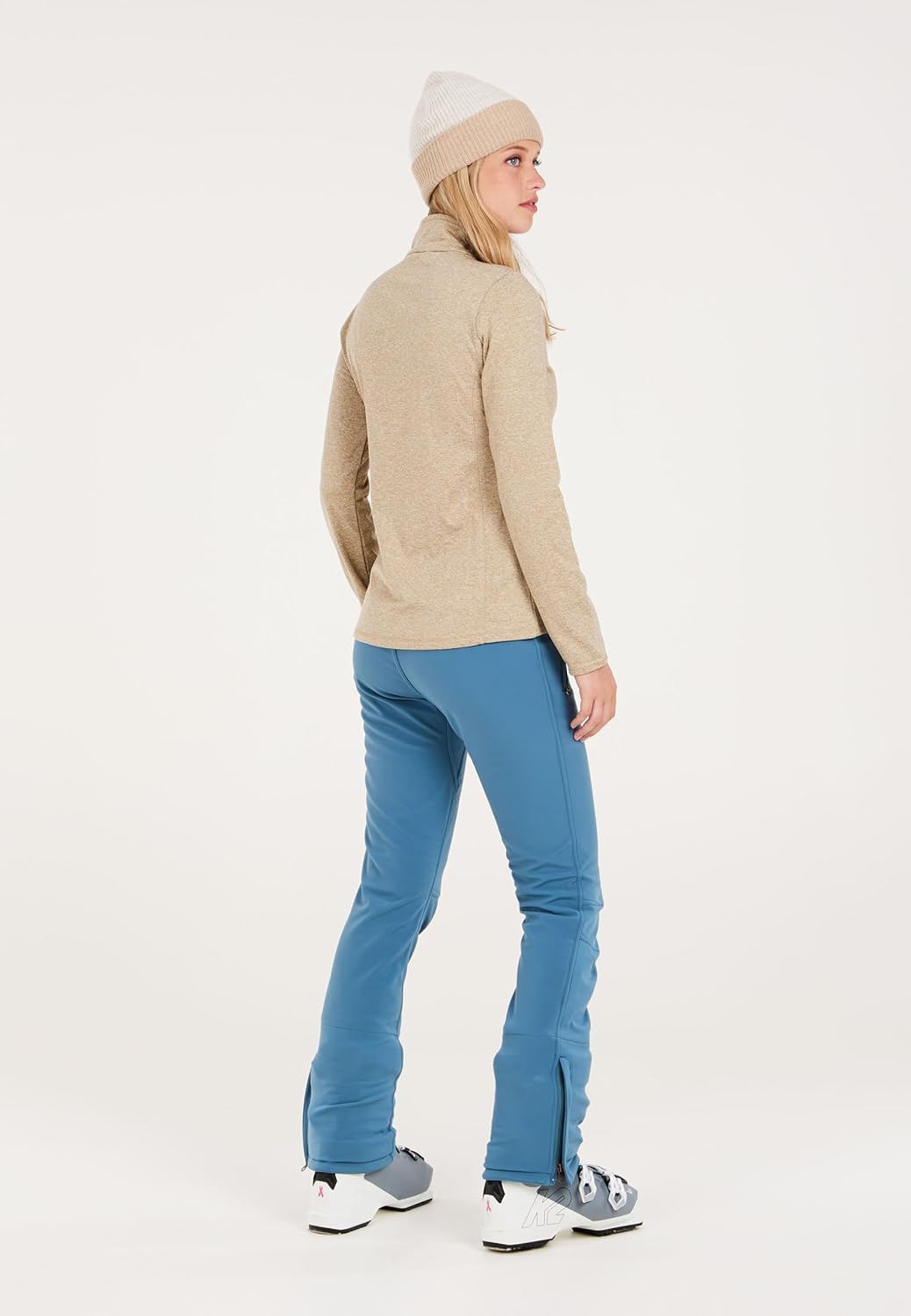 Protest Damen 1/4-reissverschluss FABRIZM XL Bamboobeige, XL Bamboobeige