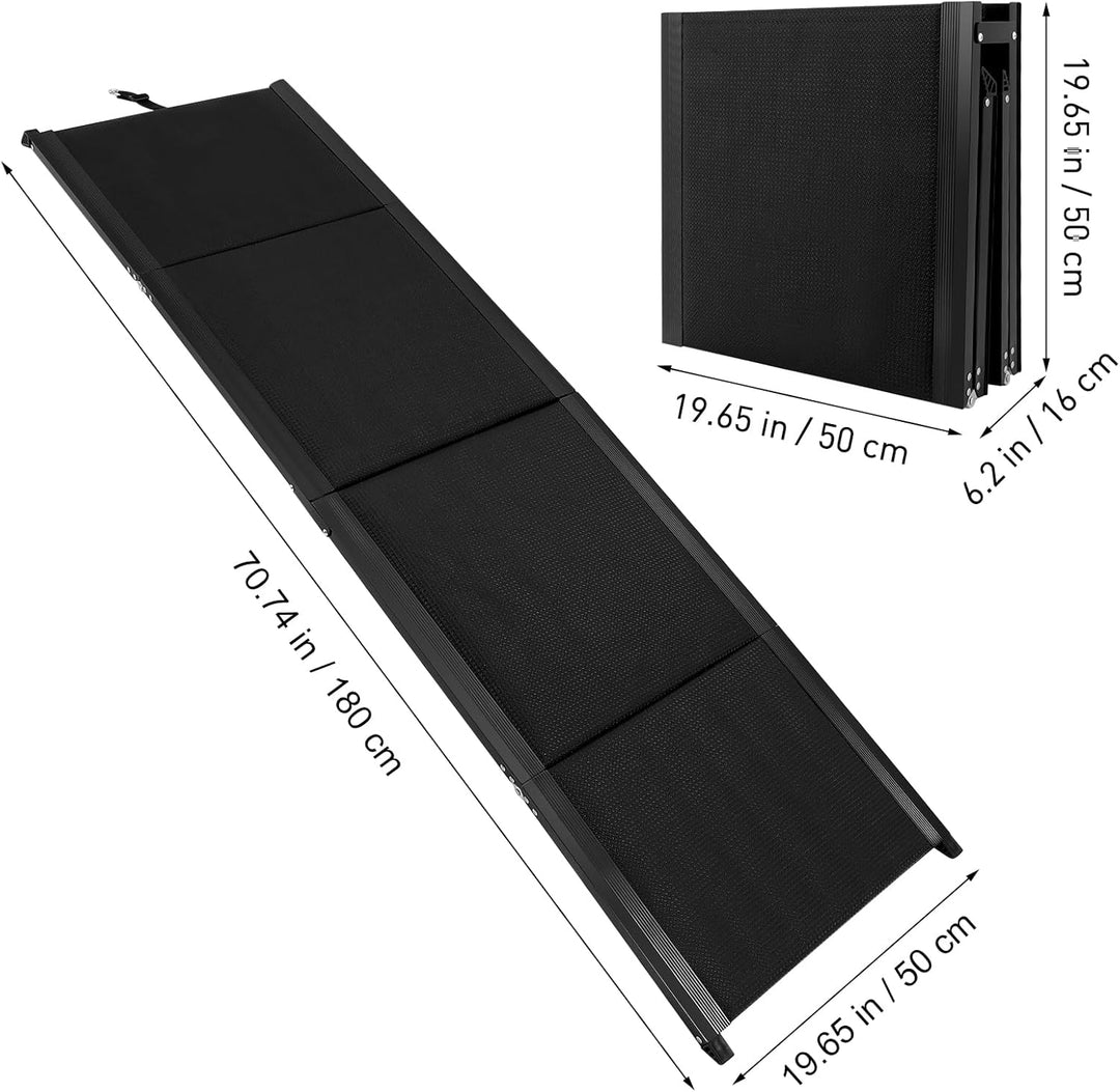Hunderampe, 180 x 50cm Hunderampe Auto Klappbar, rutschfest Hunderampen für Autos, LKWs und SUV, bis