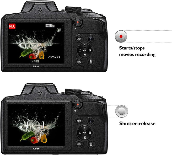 AODELAN Funkfernauslöser Kabellose Fernauslöser für Nikon Zfc P1000 B600 A1000 P950 Z50; ersetzt Nik