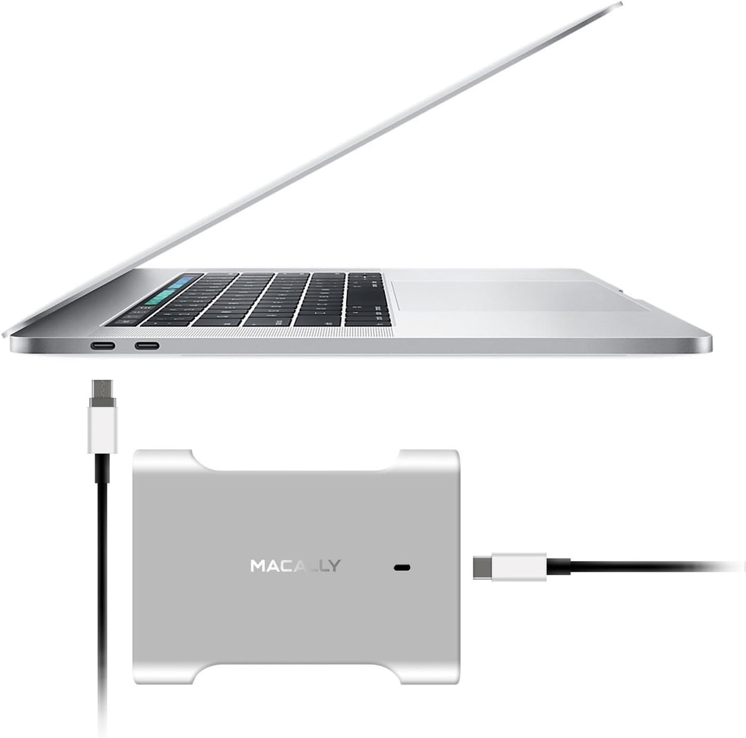 Macally CHARGER61 Ladegerät für Mobilgerät und PDAs, innen aus Aluminium, schwarz
