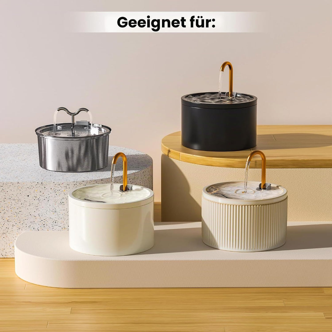 DOOOB Katzenwasserbrunnenfilter, 24 Stück, kompatibel mit DOOOB Edelstahl-Katzen-Wasserbrunnen, Haus