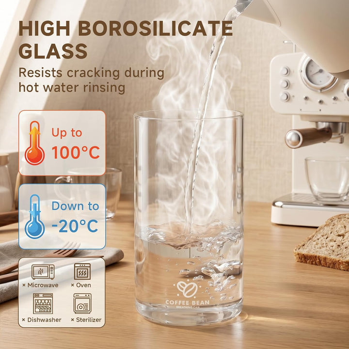 Kaffeedose Luftdicht Glas 1.7L, Kaffeebohnen Behälter Bohnen mit Auslassventil Datumsanzeige Inklusi