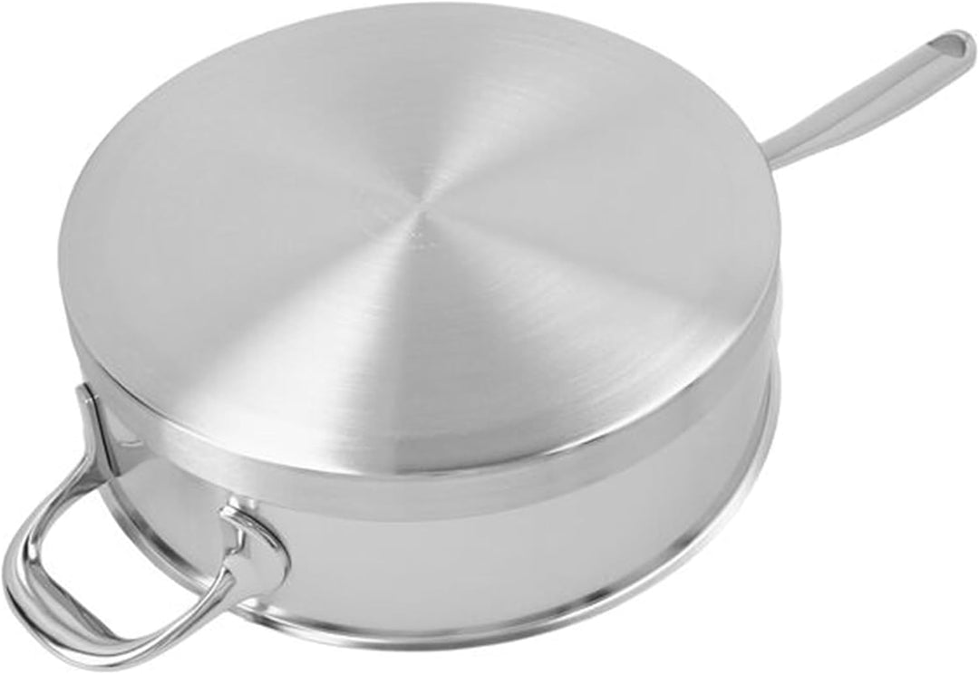DEMEYERE Atlantis Schmorpfanne mit Deckel, 2,6 l, 41424A-41524, Edelstahl 3-qt Edelstahl, 3-qt Edels