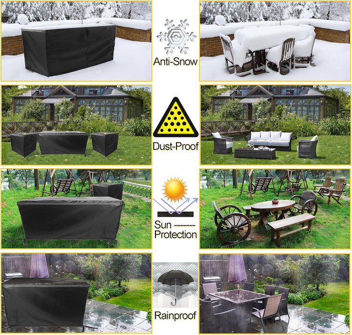 Abdeckung für Gartenmöbel 60x60x60cm Gartenmöbel Abdeckung Schutzhülle Sitzgarnituren Gartentische u