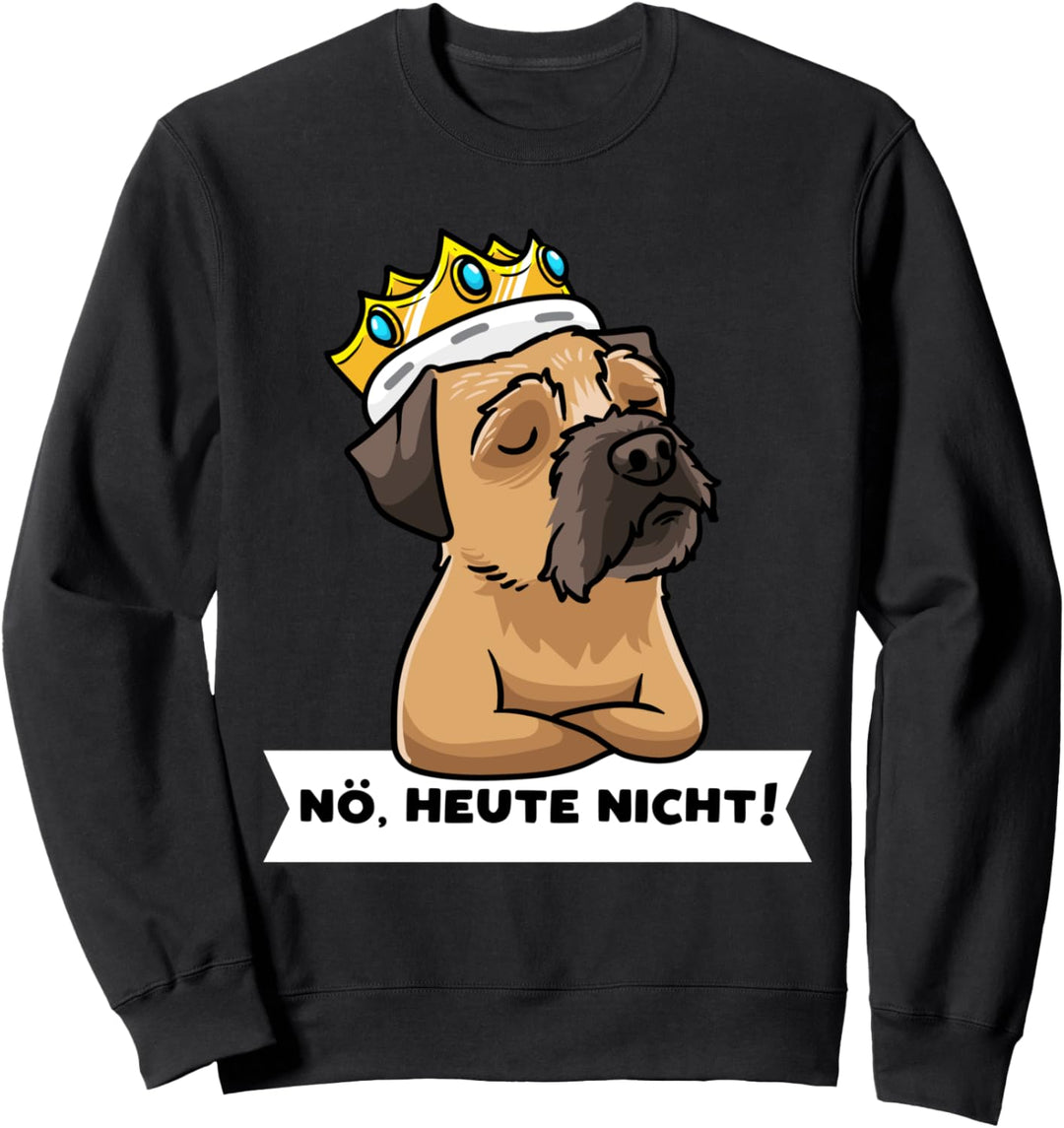 Sturer Border Terrier Hund lustig Borderterrier Hundefan Sweatshirt