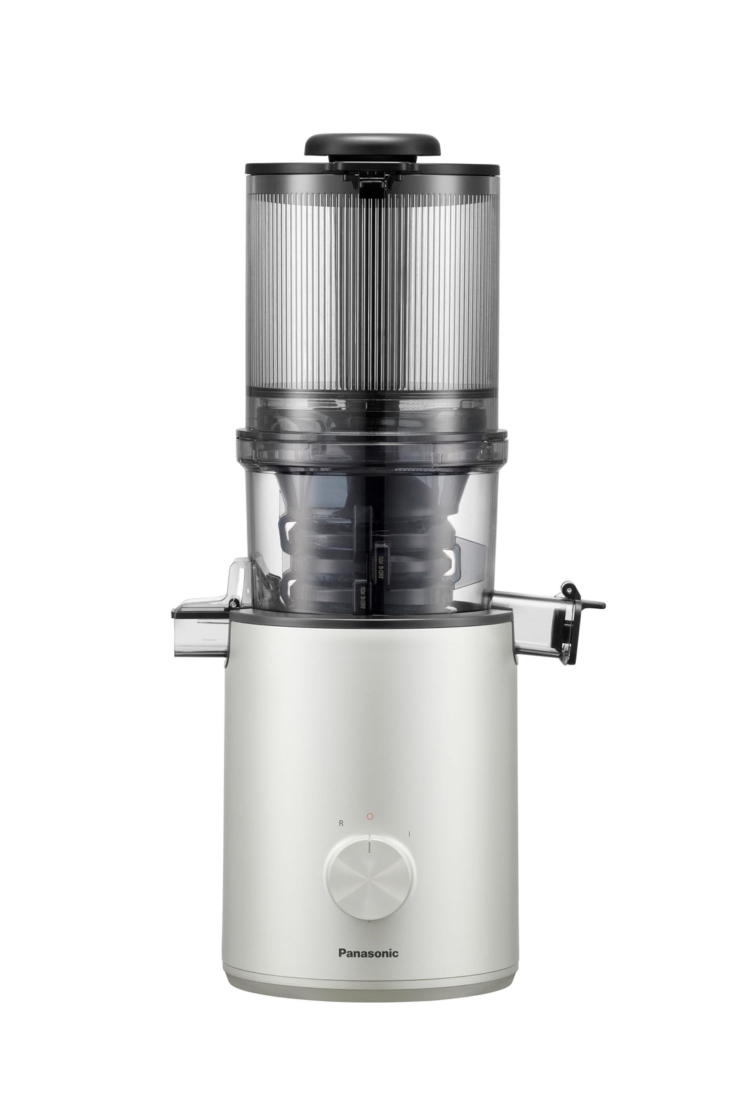 Panasonic MJ-L800HXE Entsafter, 1,5 l Fassungsvermögen, 120 mm Öffnung, 55 U/min, siebloses Filtersy