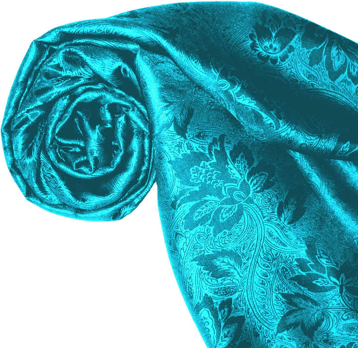 Lorenzo Cana Damen Schal Luxustuch elegant gewebt in Damast Webung florales Paisley Muster aus Visko
