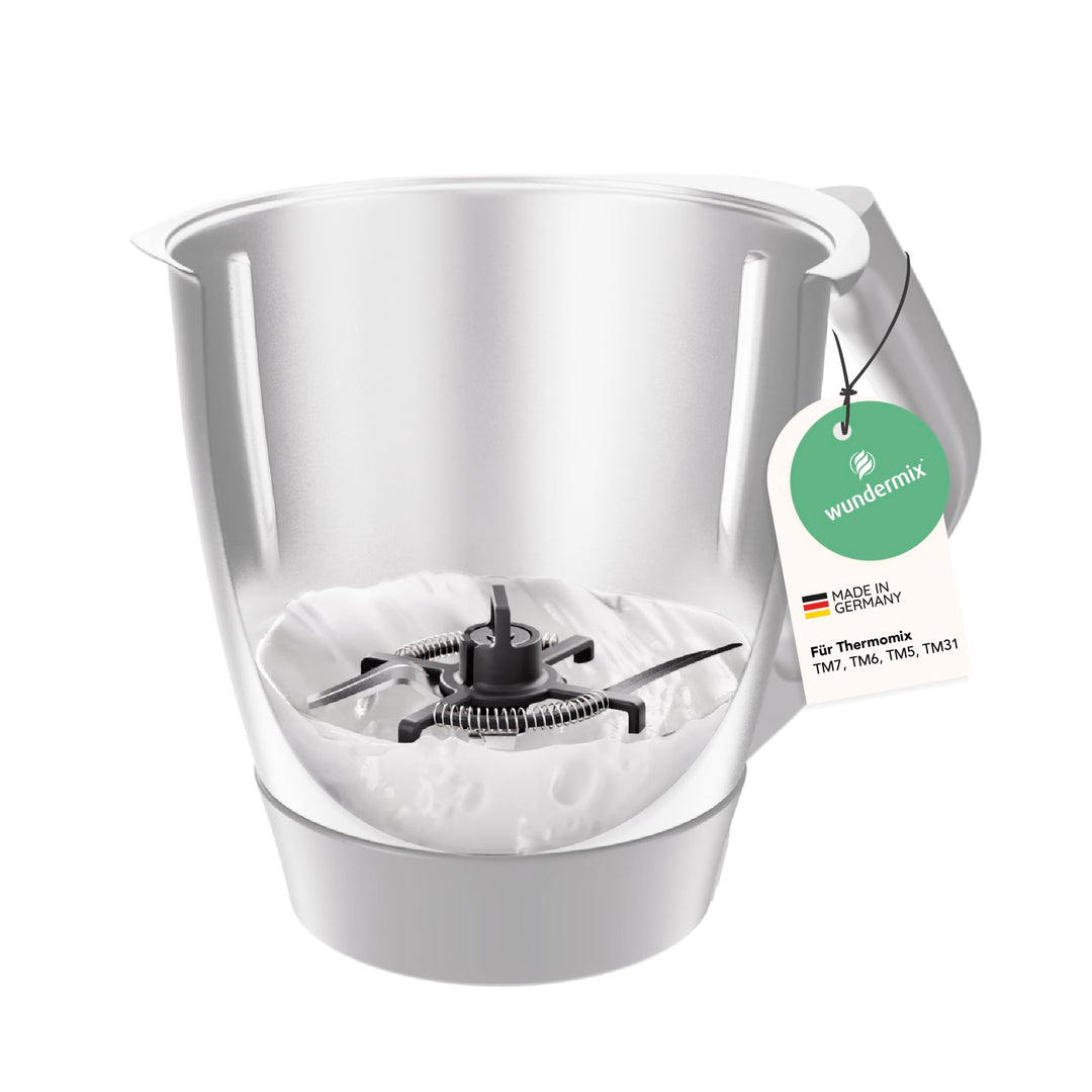 Milkimizer® Milchaufschäumer für Thermomix TM7, TM6, TM5 & TM31 • cremiger Milchschaum in Barista-Qu