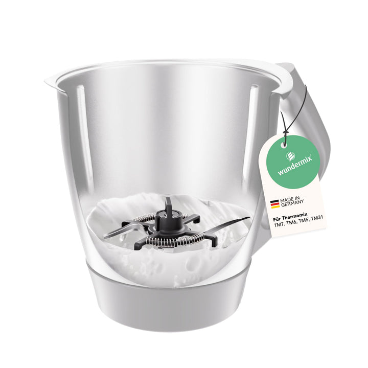 Milkimizer® Milchaufschäumer für Thermomix TM7, TM6, TM5 & TM31 • cremiger Milchschaum in Barista-Qu