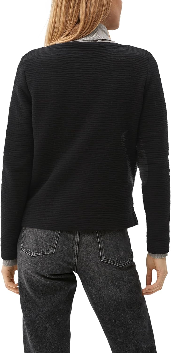 s.Oliver Damen Sweatshirts 36 Schwarz, 36 Schwarz