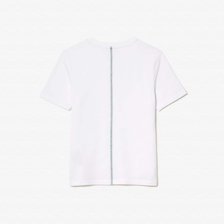 Lacoste Damen T-Shirt 32 Weiss, 32 Wei&#xDF;