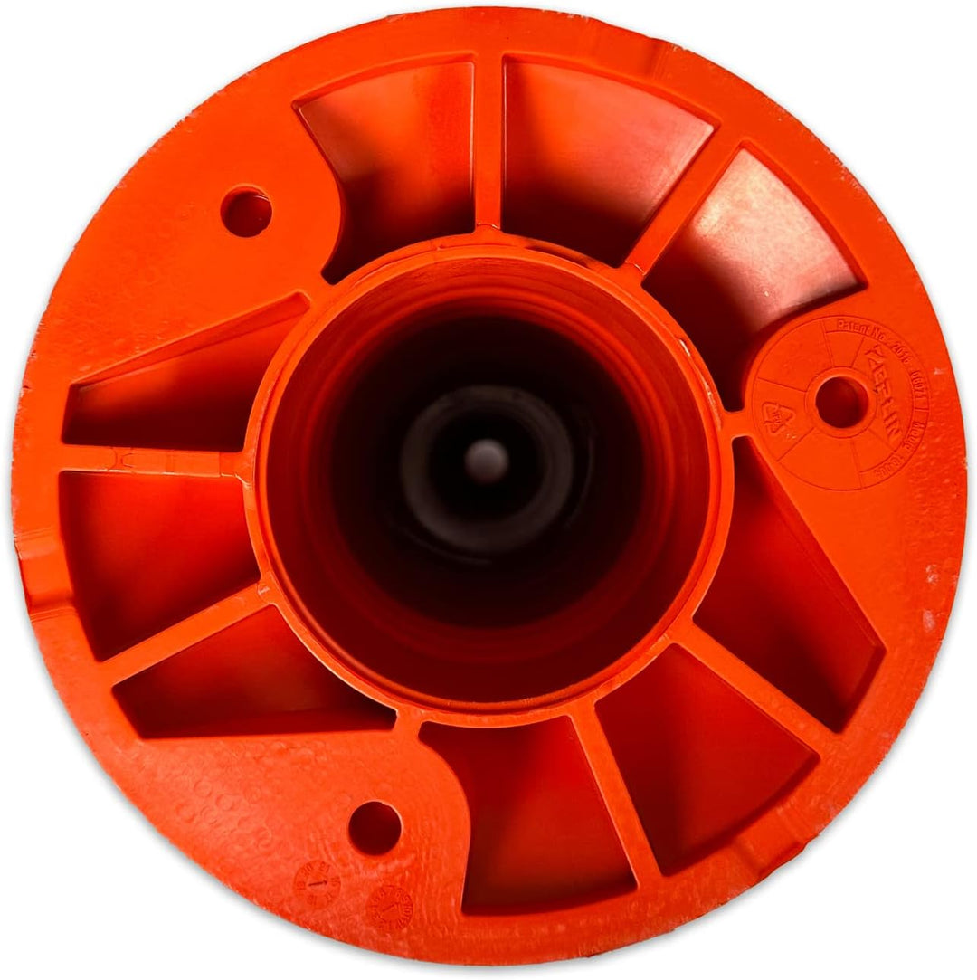 UvV UVTP4231 Flexi Poller Absperrpfosten 750 mm - reflektierend mit Orafol 5931 Silber (DIN Reflexfo