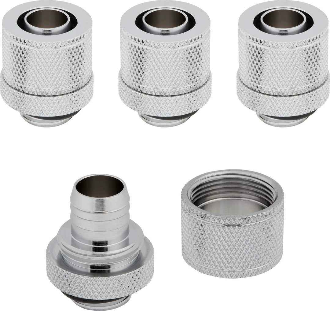 Corsair Hydro X Series, XF Kompressionsanschluss, AD/ID 13/10 mm (1/2“/3/8“) Viererpack (G1/4" BSPP