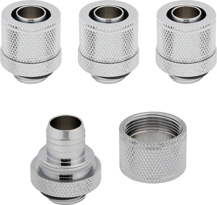 Corsair Hydro X Series, XF Kompressionsanschluss, AD/ID 13/10 mm (1/2“/3/8“) Viererpack (G1/4" BSPP