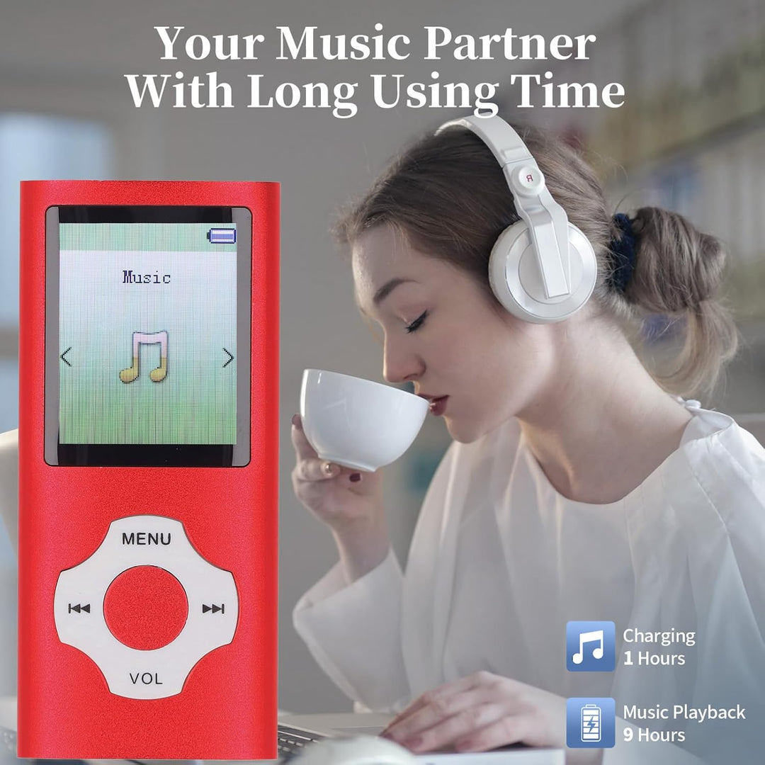 Bewinner 128 GB MP3 -MP4 -Player mit Bluetooth und WiFi, Tragbarer Verlustfreier Sound MP3, HiFi Sou