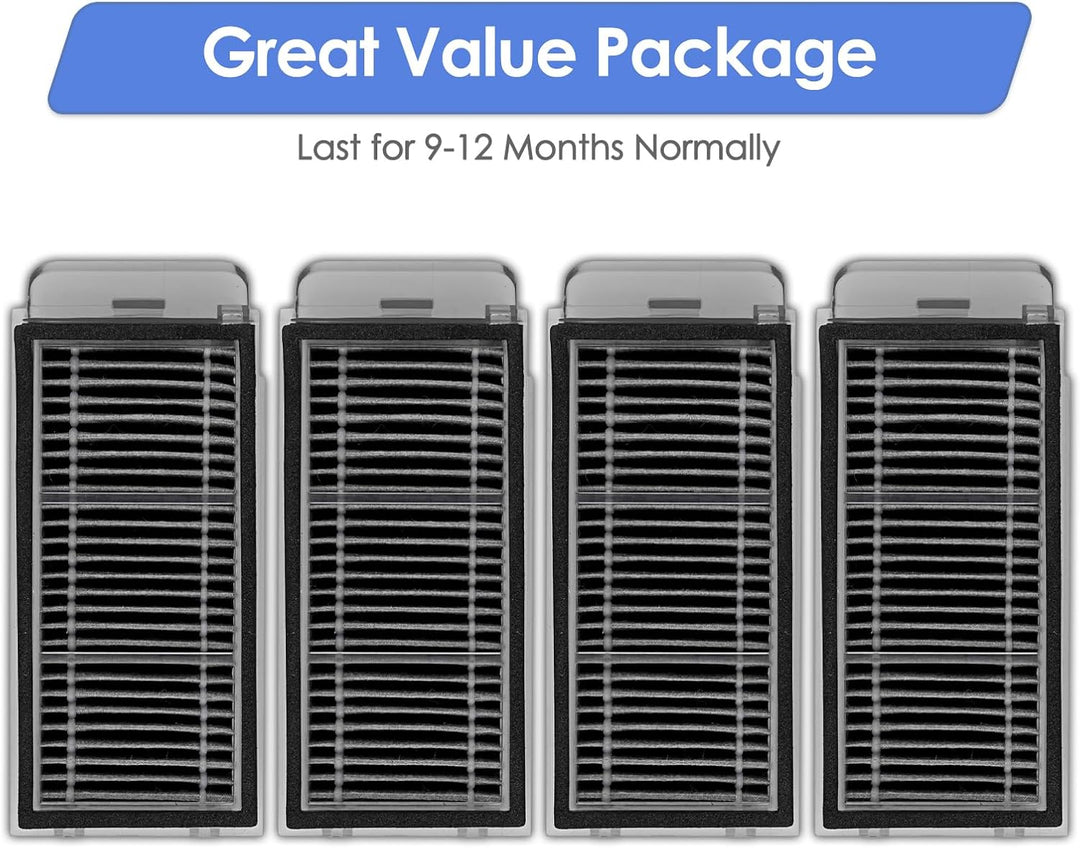 (4 Stück) X50 Ultra Ersatz-HEPA-Filter Kompatibel mit Dreame X50 Ultra/ L40S Pro Ultra/ X50 Mmaster/