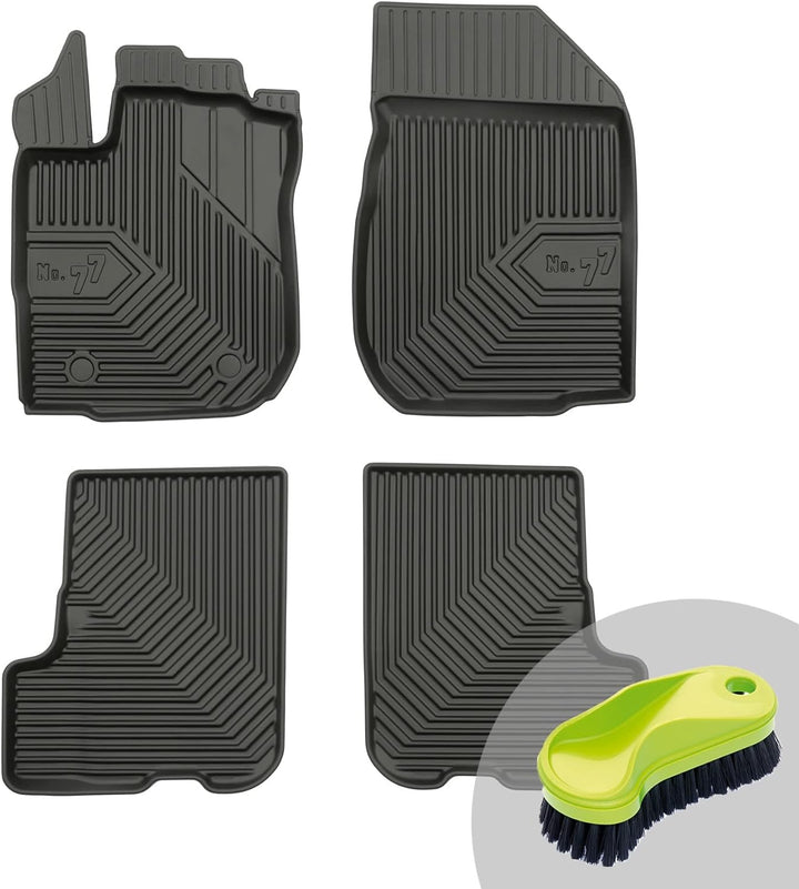 FROGUM No.77 Gummimatten Ganzjahresset von Auto Fussmatten Autofussmatten für Dacia Sandero II 2012-