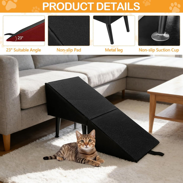 Hundetreppe, Multifunktional Hundetreppe für Kleine Hunde Geteilte Ottoman Faltbare Hunderampe Schwa